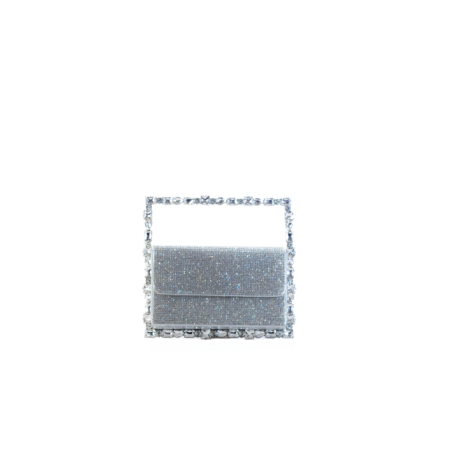 Sabeen Crystal Frame Clutch