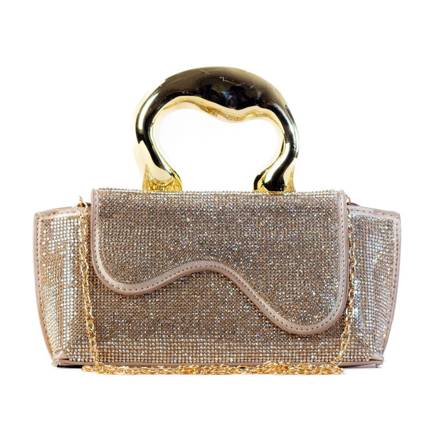 Embellished Bridal Clutch detail view