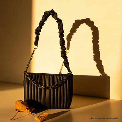 Ehlan Pleated Shoulder Bag