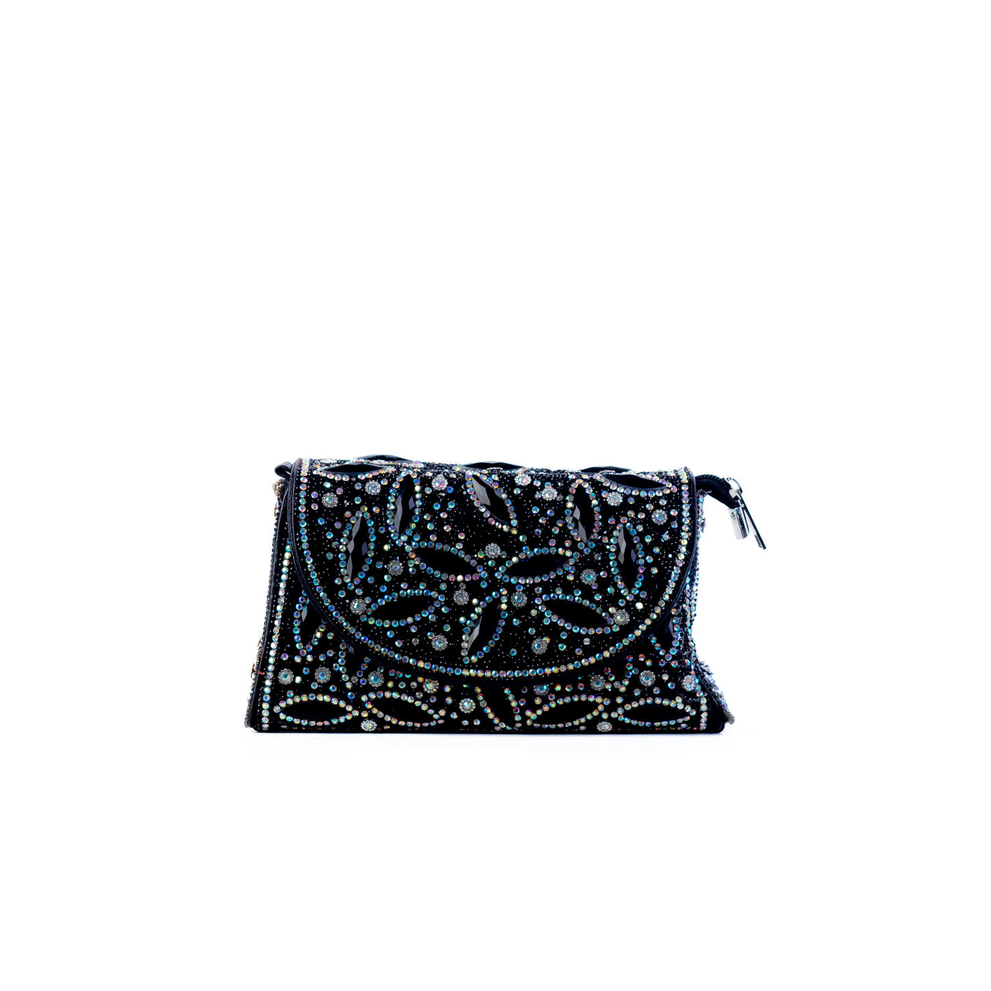 Zhaleh Midnight Bridal Clutch