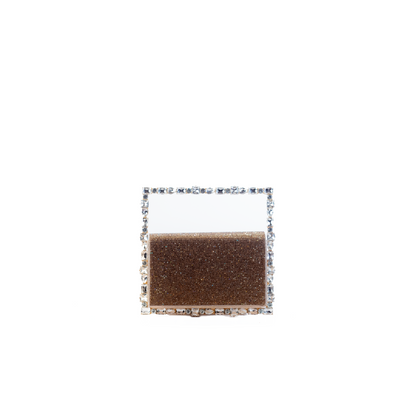 Sabeen Crystal Frame Clutch
