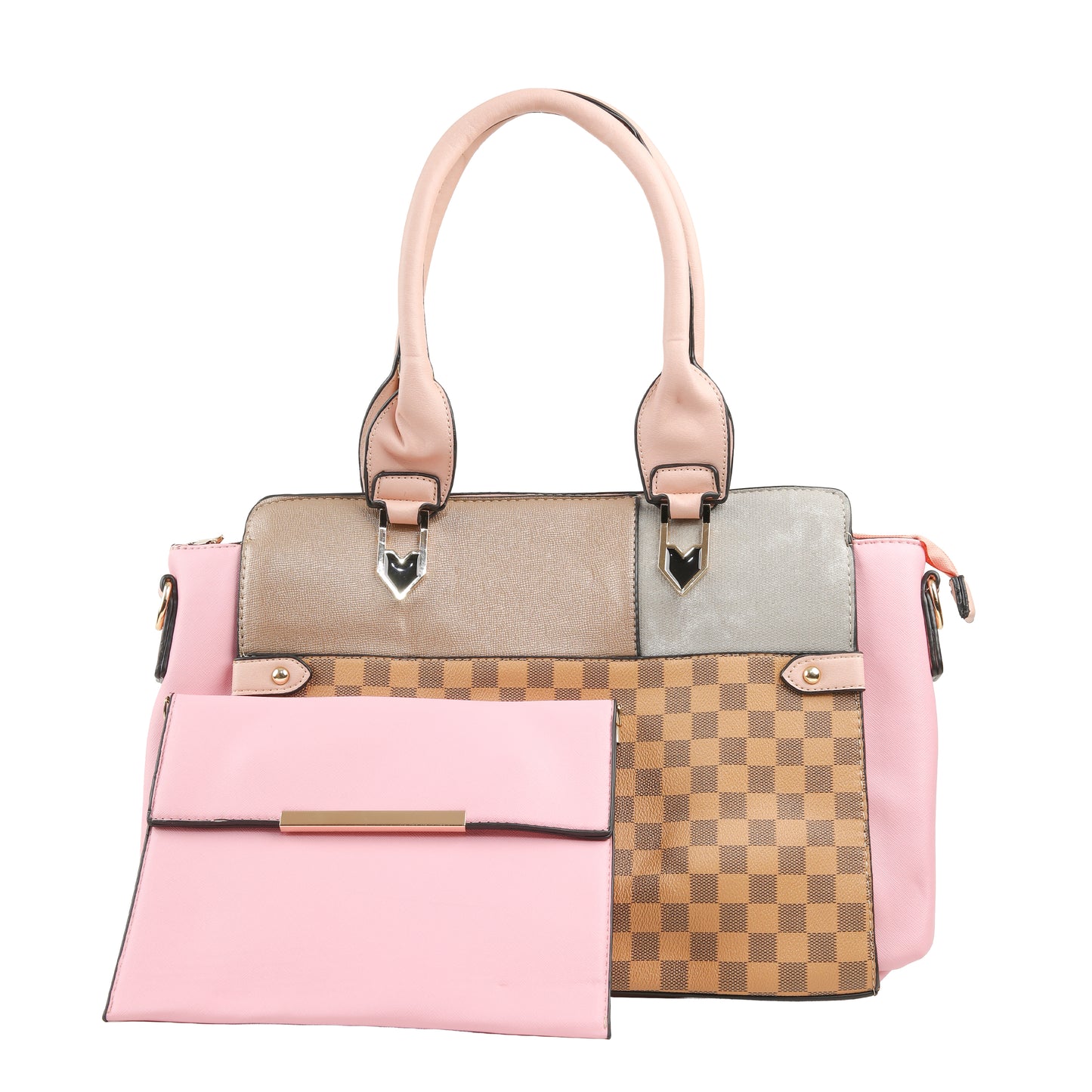 Areeza Dual-Tone Handbag Set