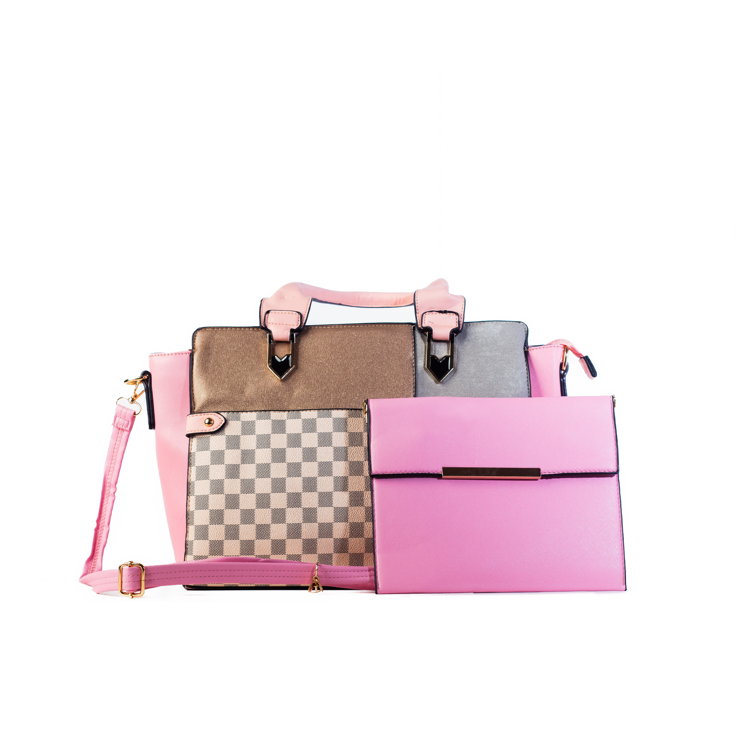 Areeza Dual-Tone Handbag Set