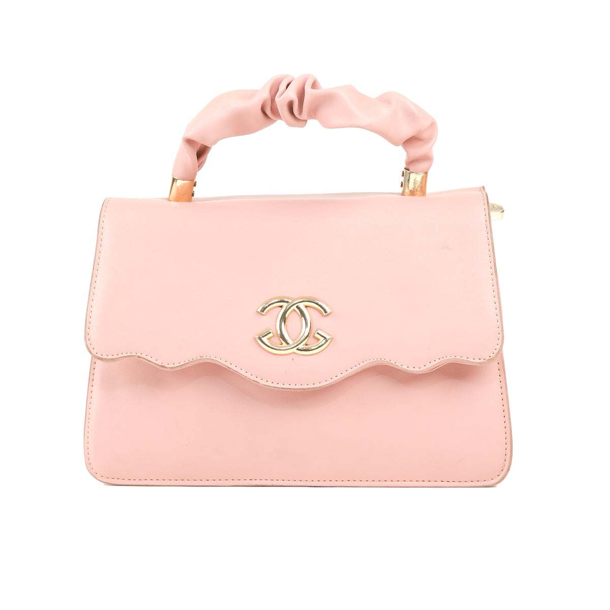 Ruched Top-Handle Bag product view