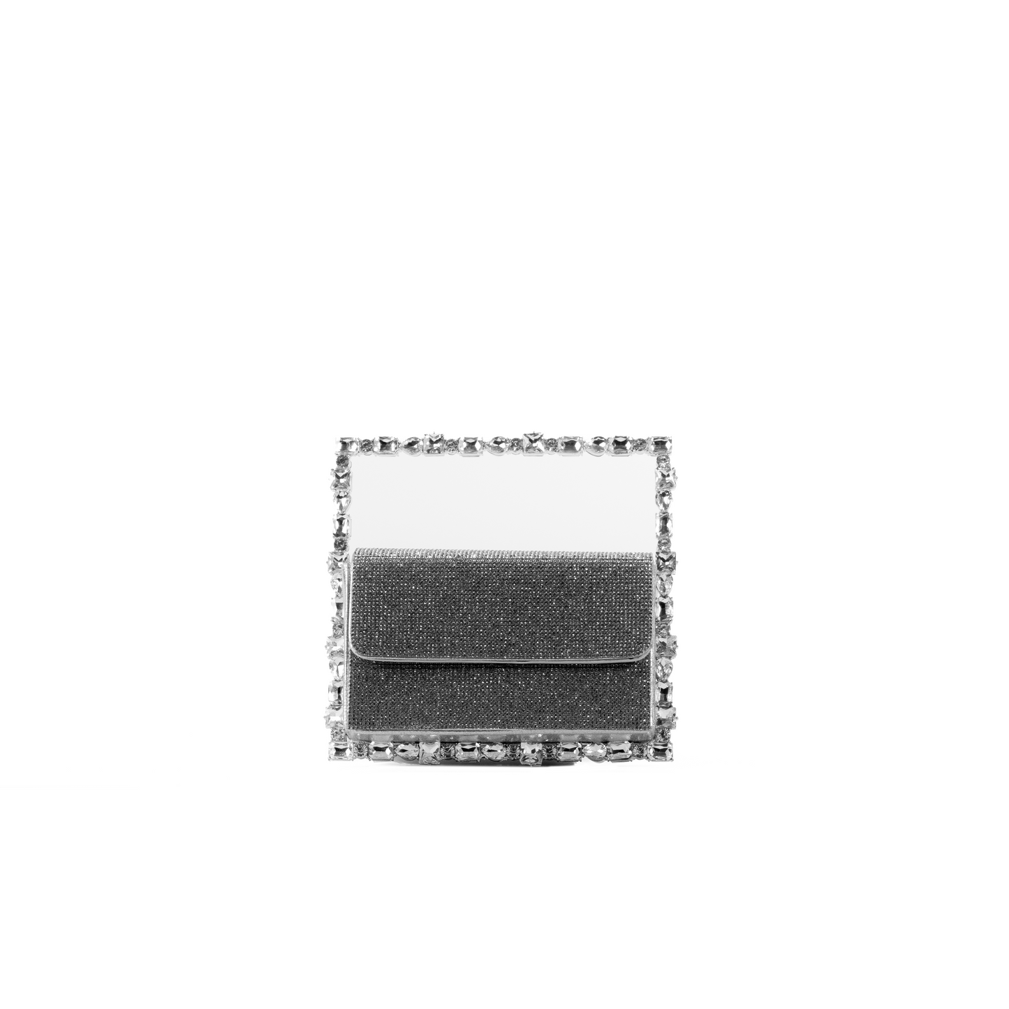 Sabeen Crystal Frame Clutch