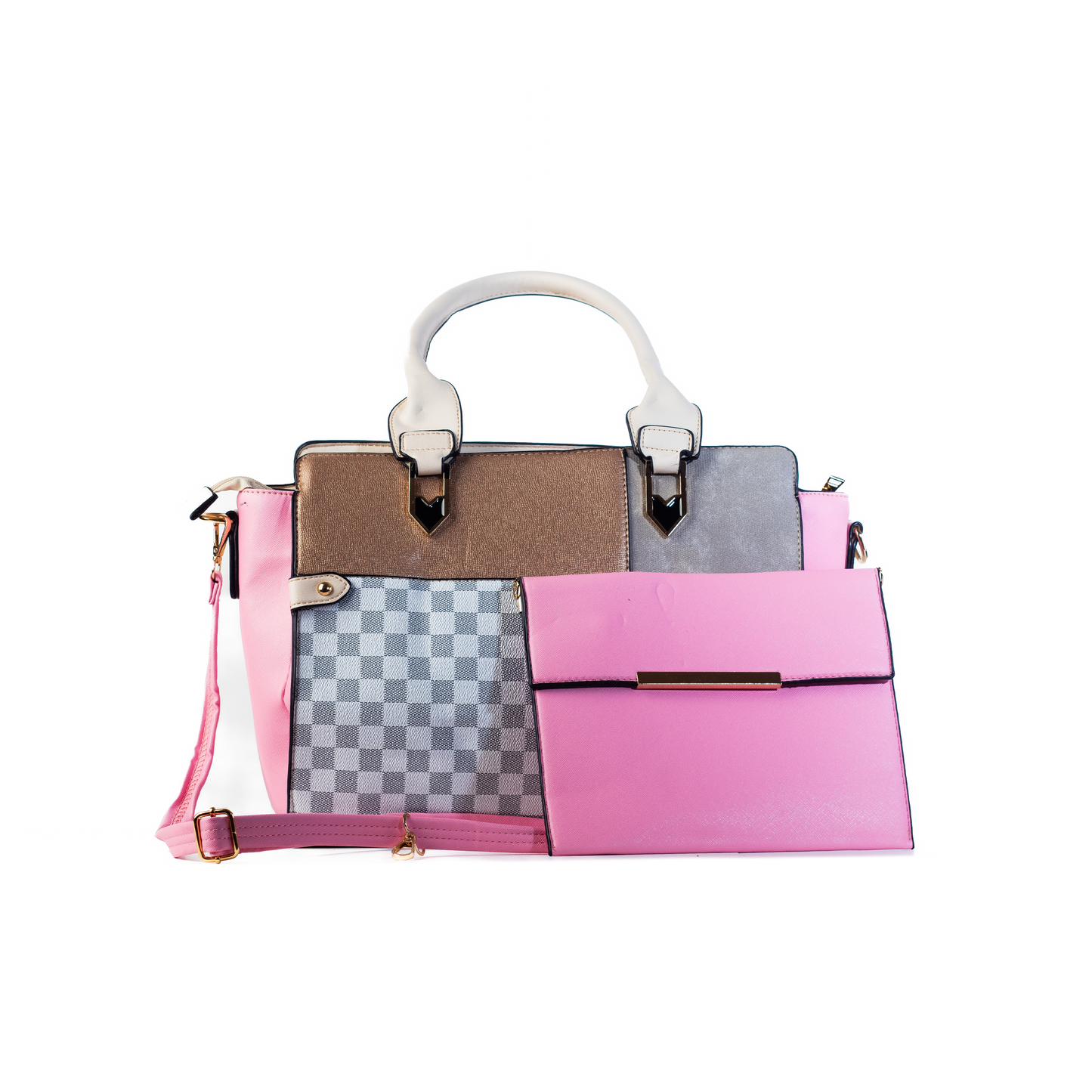 Areeza Dual-Tone Handbag Set