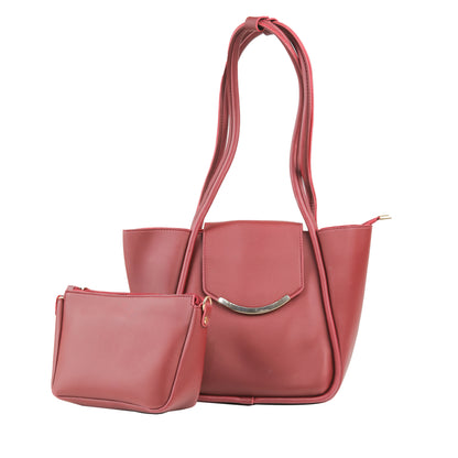 Sehar Curved Flap Handbag