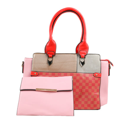 Areeza Dual-Tone Handbag Set