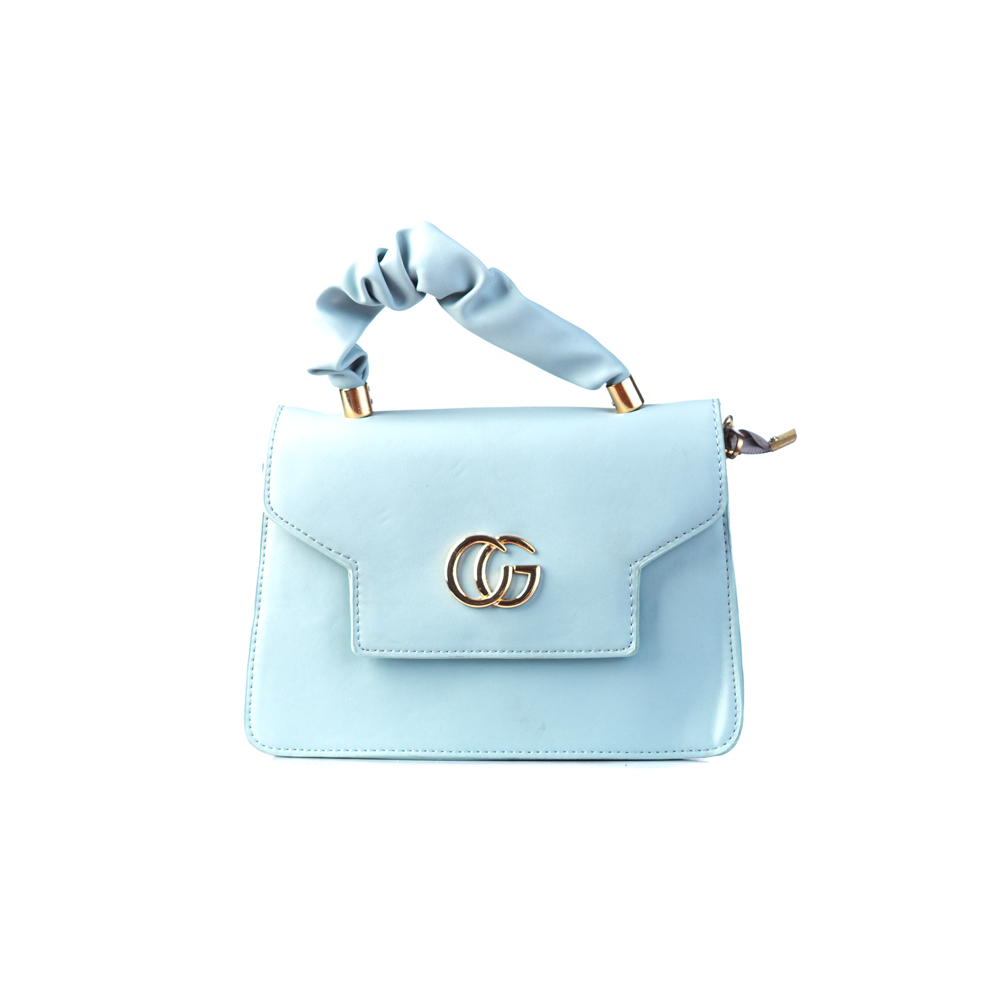 Mahira Ruched Top-Handle Bag