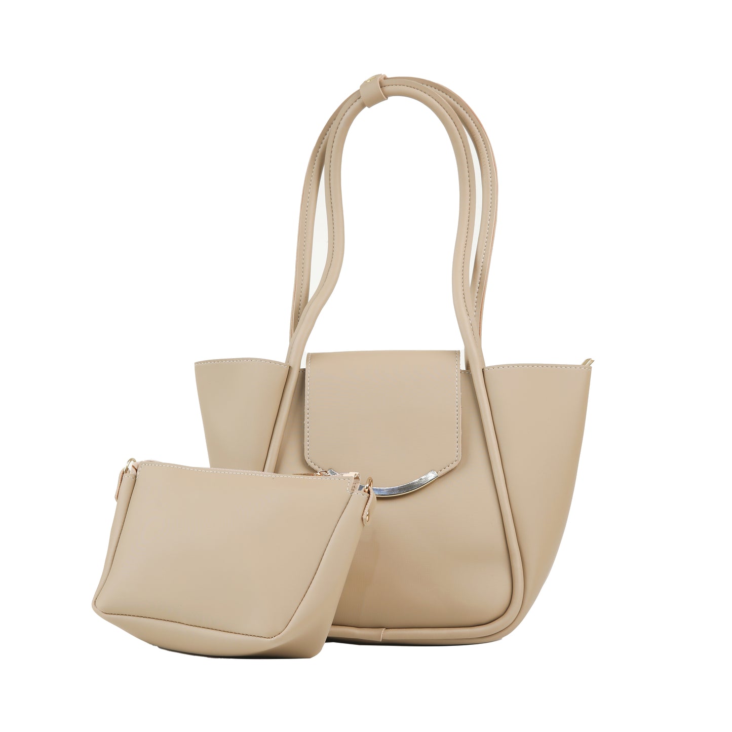 Sehar Curved Flap Handbag