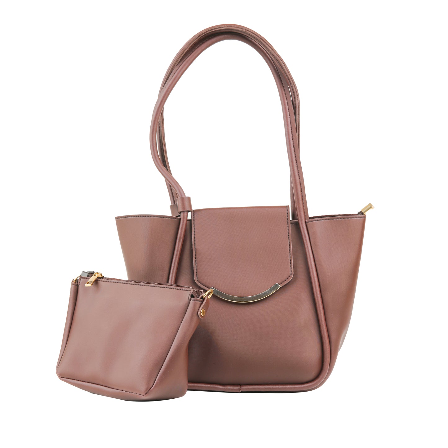 Sehar Curved Flap Handbag