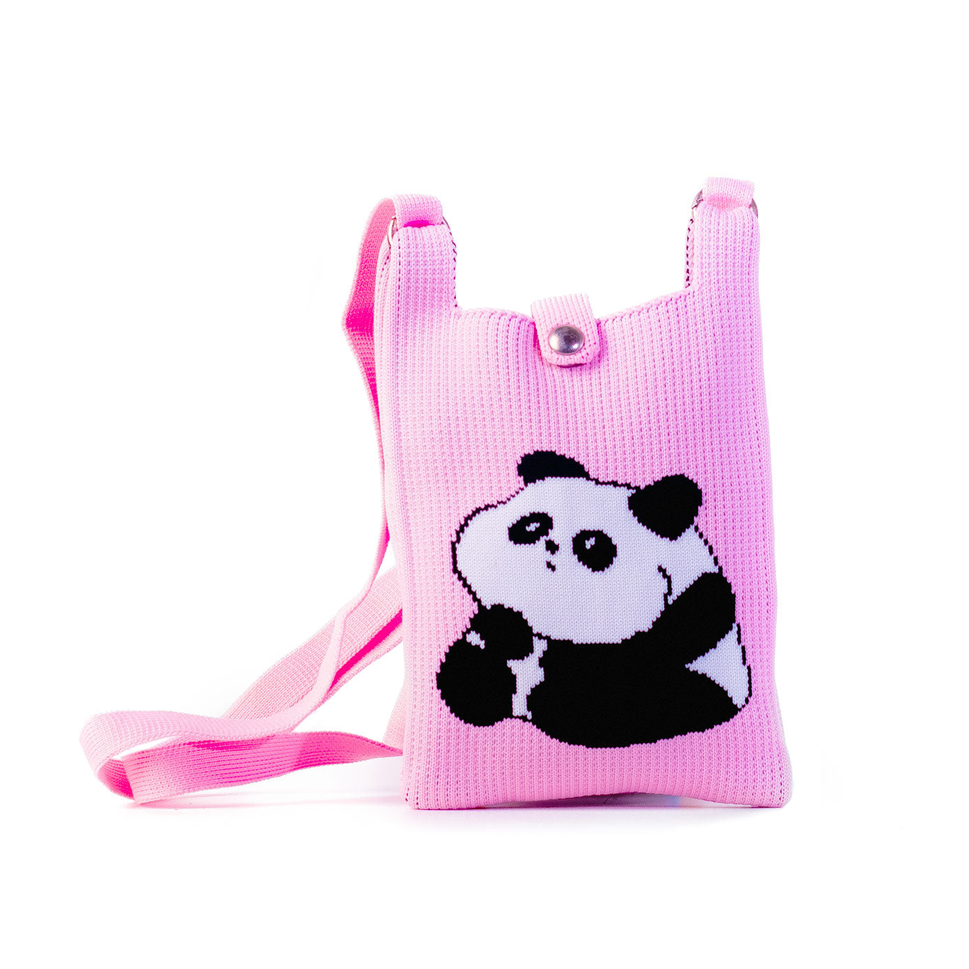Meenu Pink Panda Crossbody Pouch