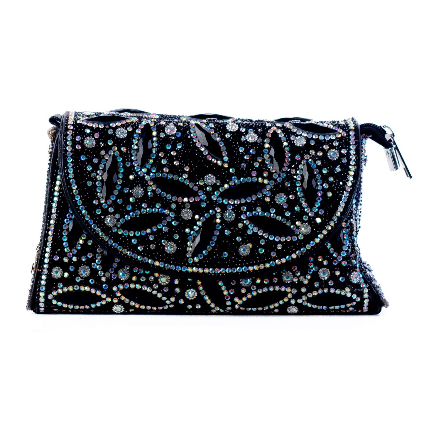 Zhaleh Midnight Bridal Clutch