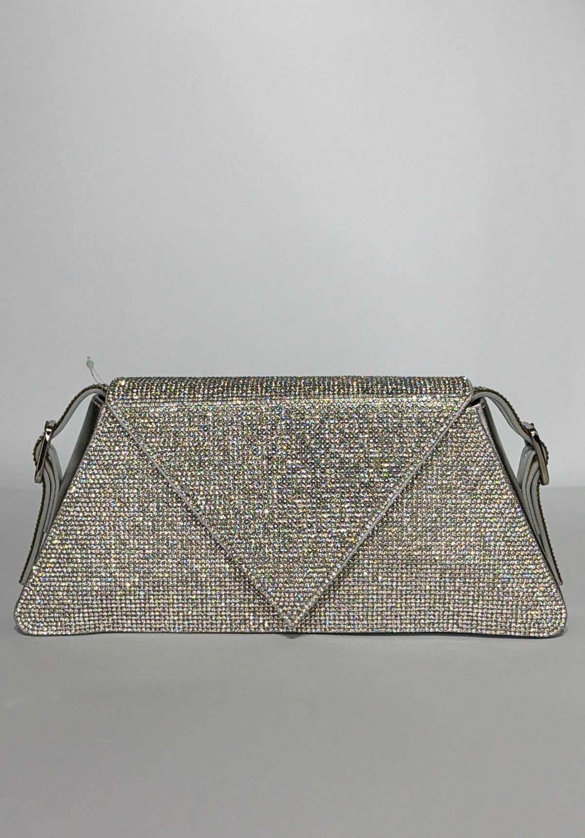 Encrusted Crystal Bridal Clutch detail view