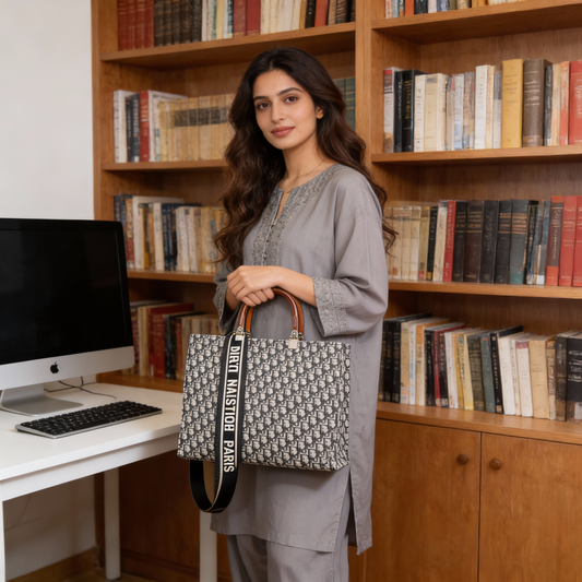 Liyana Luxe Tote Bag | Sunehri Dastaan