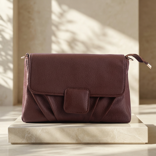Beenish Pleated Flap Bag