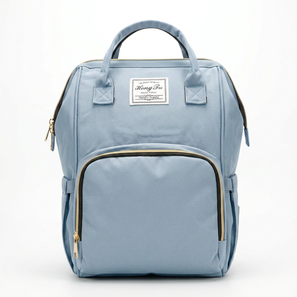 Hongfu Everyday Backpack in Blue — front view