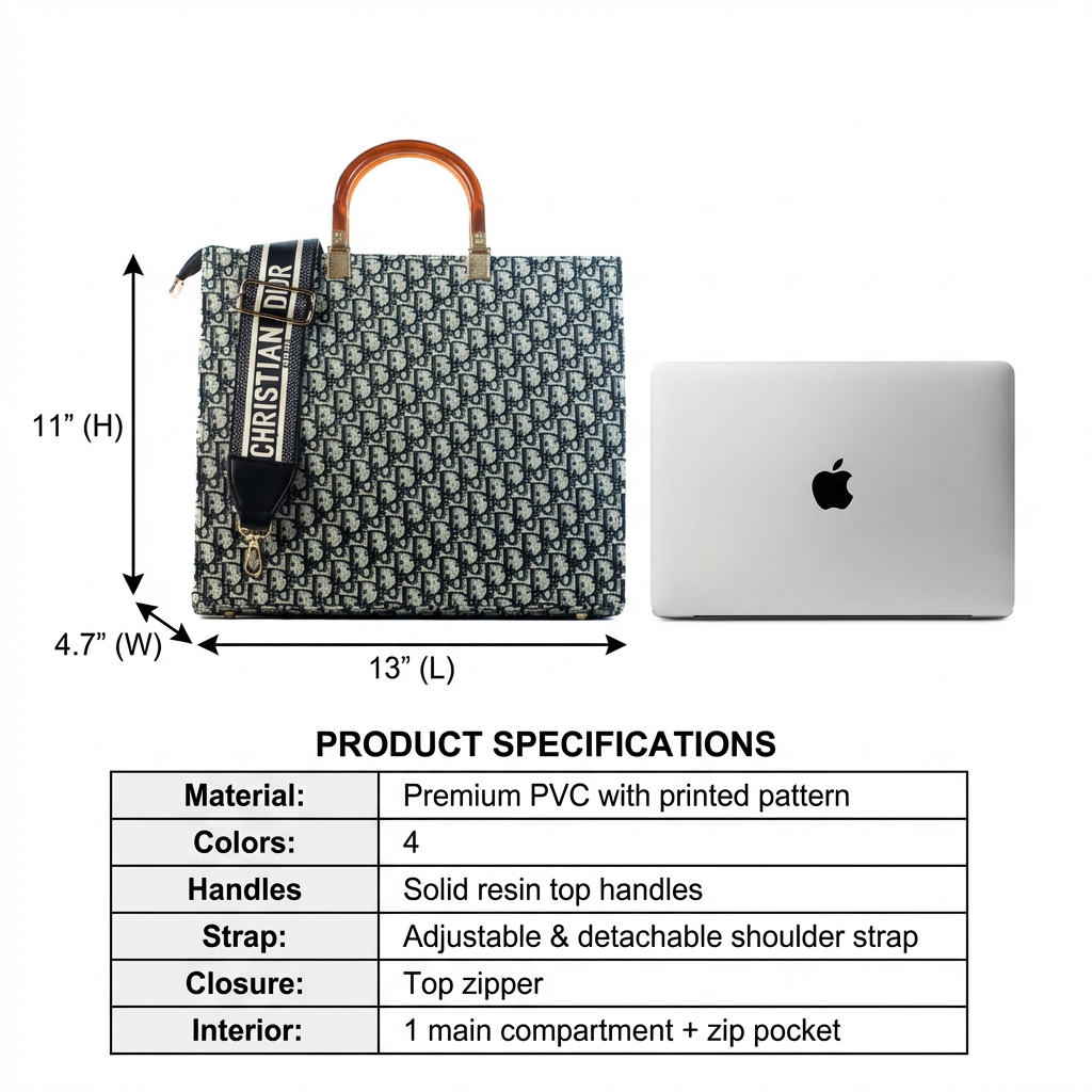 Liyana Luxe Tote Bag | Sunehri Dastaan