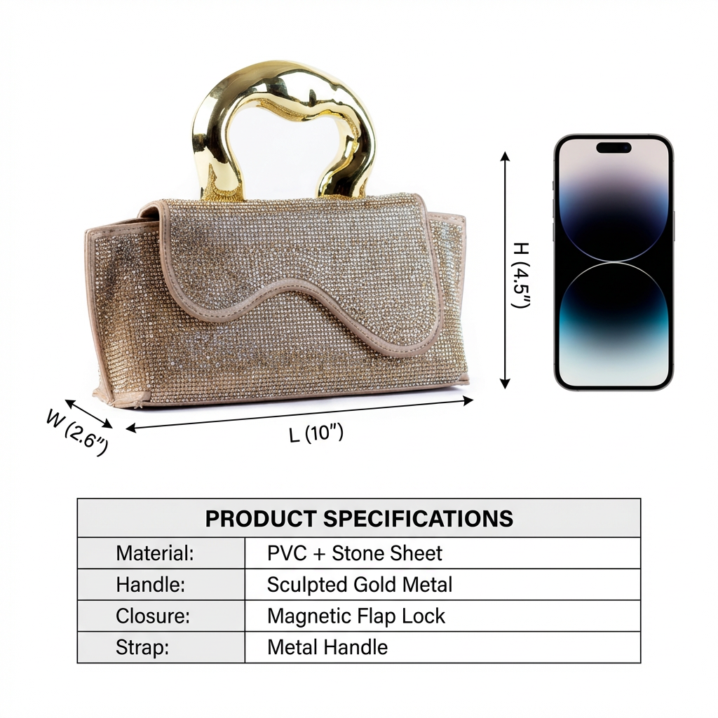 Zaraab Bridal Clutch